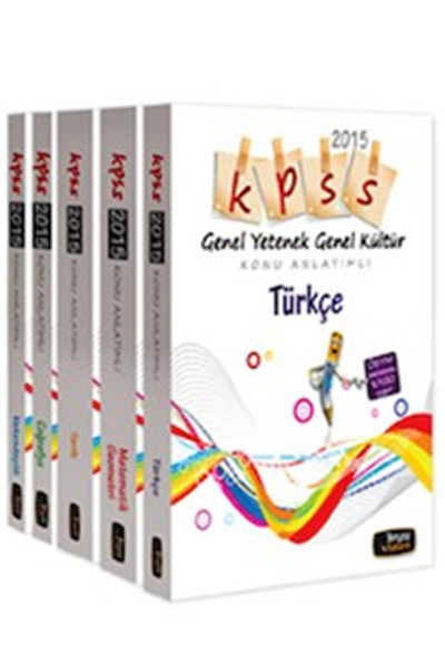 2015 KPSS Genel Kültür Genel Yetenek Modüler Set (5 Kitap Takım) Kolek