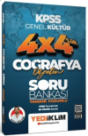 2024 KPSS Coğrafya Öğreten 4*4 Tamamı Çözümlü Soru Bankası