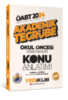 2024 ÖABT Akademik Tecrübe Okul öncesi Öğretmenliği Konu Anlatımı