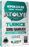 2025 KPSS Genel Yetenek Atölye Serisi Türkçe Tamamı Video Çözümlü Soru Bankası