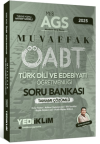 2025 MEB AGS ÖABT Türk Dili ve Edebiyatı Öğretmenliği Muvaffak Tamamı Çözümlü Soru Bankası