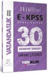 2026 E - KPSS Tüm Adaylar İçin Genel Kültür Vatandaşlık Tamamı Çözümlü 30 Deneme Sınavı