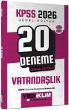 2026 KPSS Genel Kültür Vatandaşlık Tamamı Çözümlü 20 Deneme