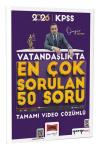 2026 KPSS Vatandaşlıkta En Çok Sorulan 50 Soru Çözümlü