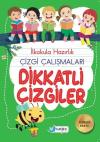 5 - 6 Yaş İlkokula Hazırlık Çizgi Çalışmaları Dikkatli Çizgiler