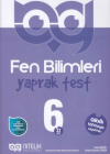 6. Sınıf Fen Bilimleri Yaprak Test