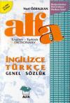 Alfa İngilizce-Türkçe Genel Sözlük (Ciltli)