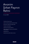 Anonim Şirket Payının Rehni (Ciltli)