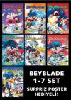 Beyblade 1 - 7 - Poster Hediyeli Set
