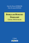 Borçlar Hukuku Dersleri (Genel Hükümler) (Ciltli)