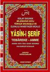 Cami Boy Fihristli Yasin-i Şerif (Kod: 002) Tebareke - Amme