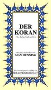Der Koran Almanca Kuran-ı Kerim Tercümesi (Karton Kapak, İpek Şamua Kağıt, Küçük Boy)