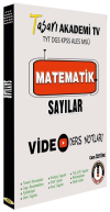 DGS ALES TYT Matematik Sayılar Video Ders Notları