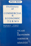 Dictionary of Commercial and Economic Terms - Ticari ve Ekonomik Terimler Sözlüğü