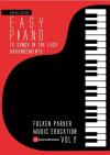 Easy Piano 10 Songs in the Easy Arrangements - Folken Parker Music Education Vol 2