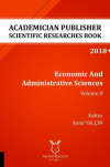 Economic And Administrative Sciences - Volume II (AYBAK 2018 Eylül)
