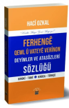 Ferhenge Qewl U Vateye Verinon Deyimler ve Atasözleri Sözlüğü