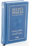 Feyzü'l Furkan Kur'an-ı Kerim ve Tefsirli Meali (Orta Boy - Mushaf ve Meal - Ciltli) Lacivert
