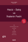 Haciz - Satış ve İhalenin Feshi (Ciltli)