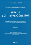 Hukuk Eğitimi ve Öğretimi Cilt III