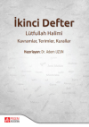 İkinci Defter Lütfullah Halimi: Kavramlar, Terimler, Kurallar