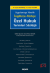 İngilizce-Türkçe Özel Hukuk Terimleri Sözlüğü