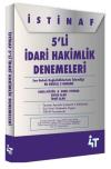 İstinaf-5'li İdari Hakimlik Denemeleri
