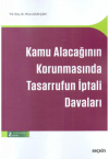 Kamu Alacağının Korunmasında Tasarrufun İptali Davaları