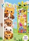 Kawaii - Puffy Parlak Çıkartmalı Boyama Kitabı