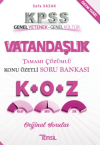 KPSS Vatandaşlık Tamamı Çözümlü Konu Özetli Soru Bankası