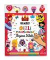 Prenses Gizli Çıkartmalar Boyama Kitabı