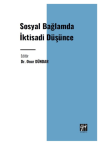 Sosyal Bağlamda İktisadi Düşünce