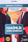 Tamamı Çözümlü İdari Yargılama Hukuku Hakimlik Soru Bankası