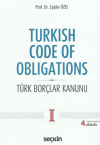 Turkish Code Of Obligations (Ciltli)