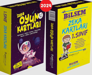 1. sınıf Bilsem Zeka Kartları / 6-7 Yaş Zeka Oyun Kartları