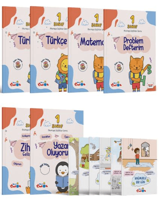 1. Sınıf Etkinlik Seti İkinci Dönem (12 Kitap)