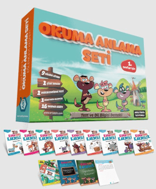 1. Sınıflar İçin Kuruyemiş Kardeşler ile Okuma Anlama Seti