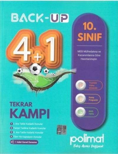 10. Sınıf Back-Up 4+1 Kamp Kitabı