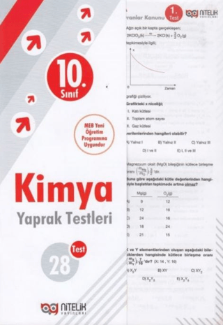 10. Sınıf Kimya Yaprak Testleri Kolektif