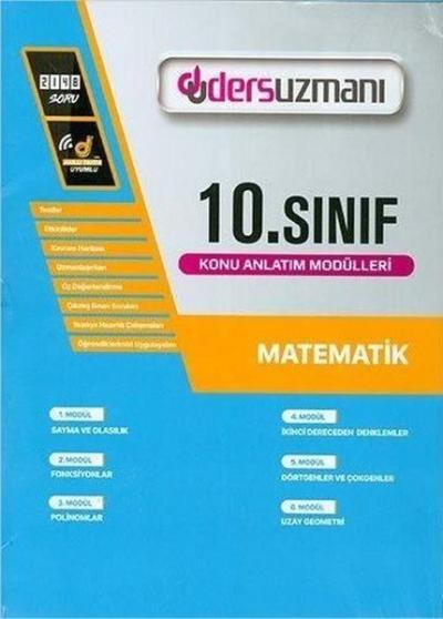 10.Sınıf Matematik Konu Anlatım Modülleri