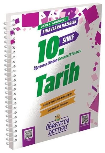 10. Sınıf Tarih Öğrencim Defteri
