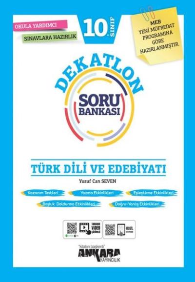 10. Sınıf Türk Dili ve Edebiyatı Dekatlon Soru Bankası