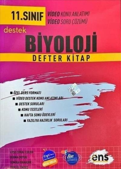 11.Sınıf Biyoloji Destek Defterim