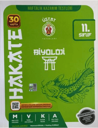 11. Sınıf Hakate Biyoloji Haftalık Kazanım Testleri