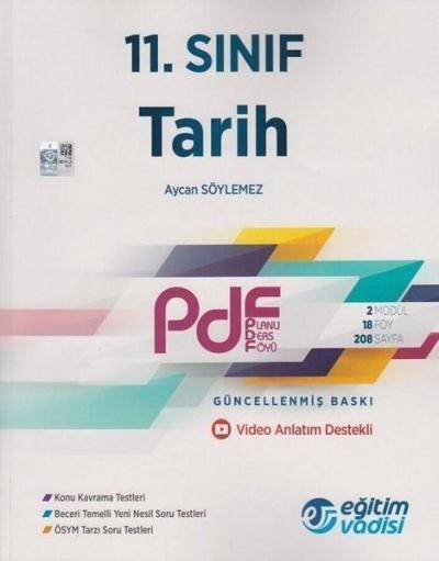 11.Sınıf Tarih  Pdf Planlı Ders Föyü Video Anlatım Destekli