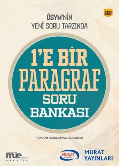 1'e Bir Paragraf Soru Bankası 2557