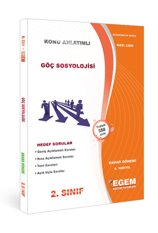 2. Sınıf 4. Yarıyıl Göç Sosyolojisi Bahar Dönemi - 2269