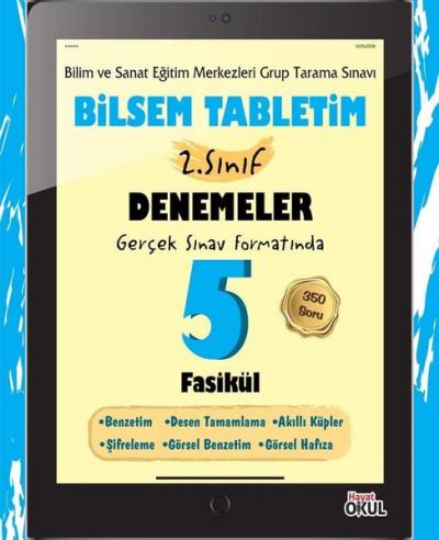 Bilsem Tabletim 2. Sınıf Denemeler 5 Fasikül Elif Erdoğan