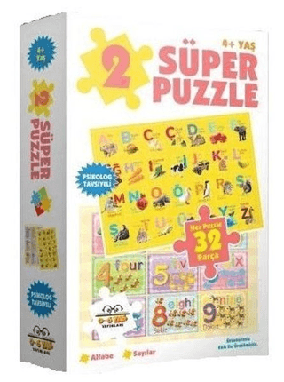 2 Süper Puzzle Alfabe