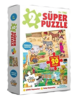2 Süper Puzzle Çiftlik Hayvanları